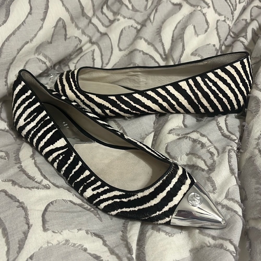 Michael Kors Zebra Print Flats